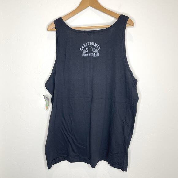 Vintage California Blues 1990 Practice Practice Practice Tank Top Mens XL Black - Picture 4 of 6